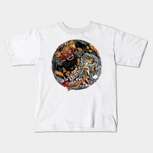 Japan Evil Yin & Yang Kids T-Shirt